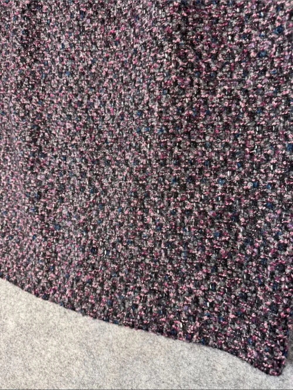Lafayette 148 Boucle Wool Blend Pencil Skirt Black Pink 16 Quiet Luxury Career - Picture 6 of 13
